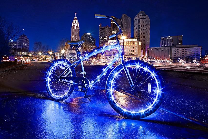 Brightz WheelBrightz LED Bike Wheel Lights – Pack of 2 Tire Lights – Bright Colorful Bicycle ... | Amazon (US)