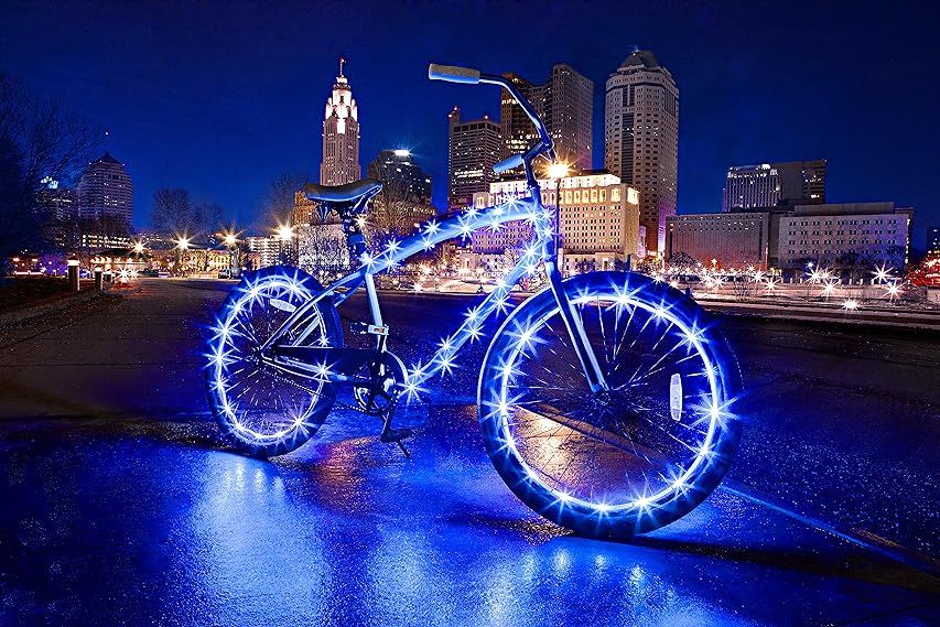 Brightz WheelBrightz LED Bike Wheel Lights – Pack of 2 Tire Lights – Bright Colorful Bicycle ... | Amazon (US)