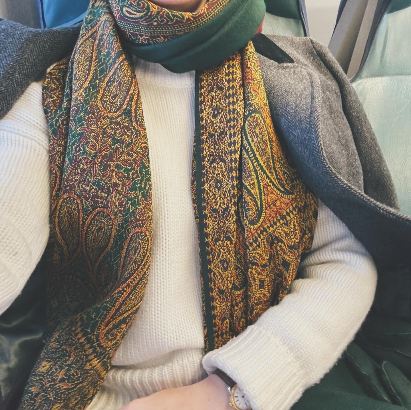 It’s extremely cold here this week, but the winter weather gave me an excuse to pull out this beautiful coat that once belonged to my mother. I’ve owned it since I was sixteen. This coat is older than I am and it’s in beautiful condition—a testament to buying the very best you can afford so that it will last a lifetime.