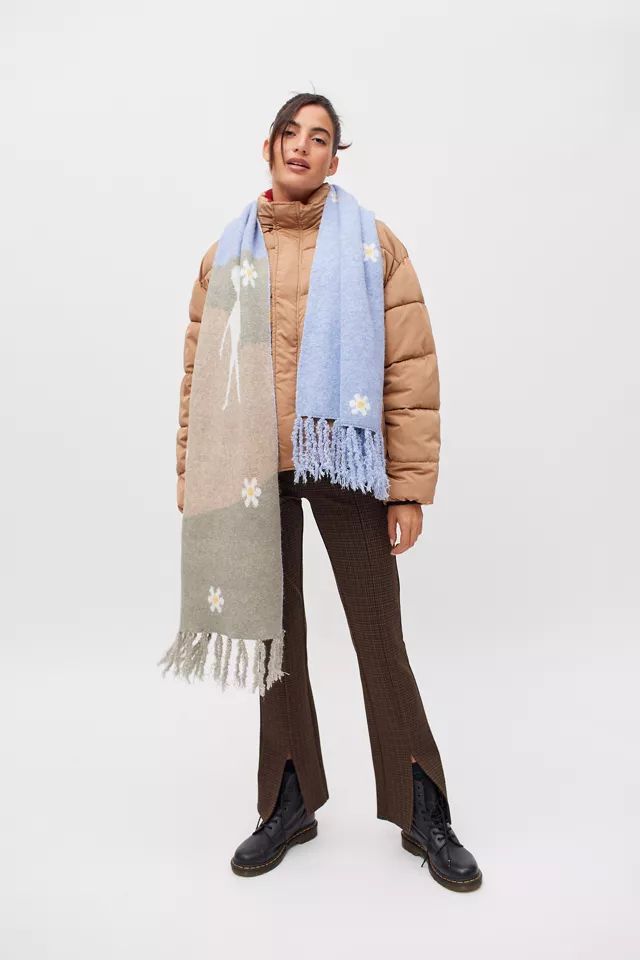 Scene Knit Scarf | Urban Outfitters (US and RoW)