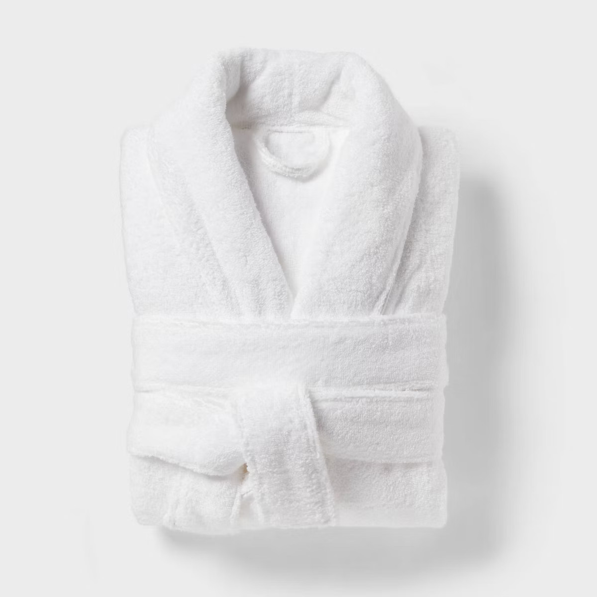 S/M Spa Plush Bath Robe Dark Gray - Threshold™ | Target