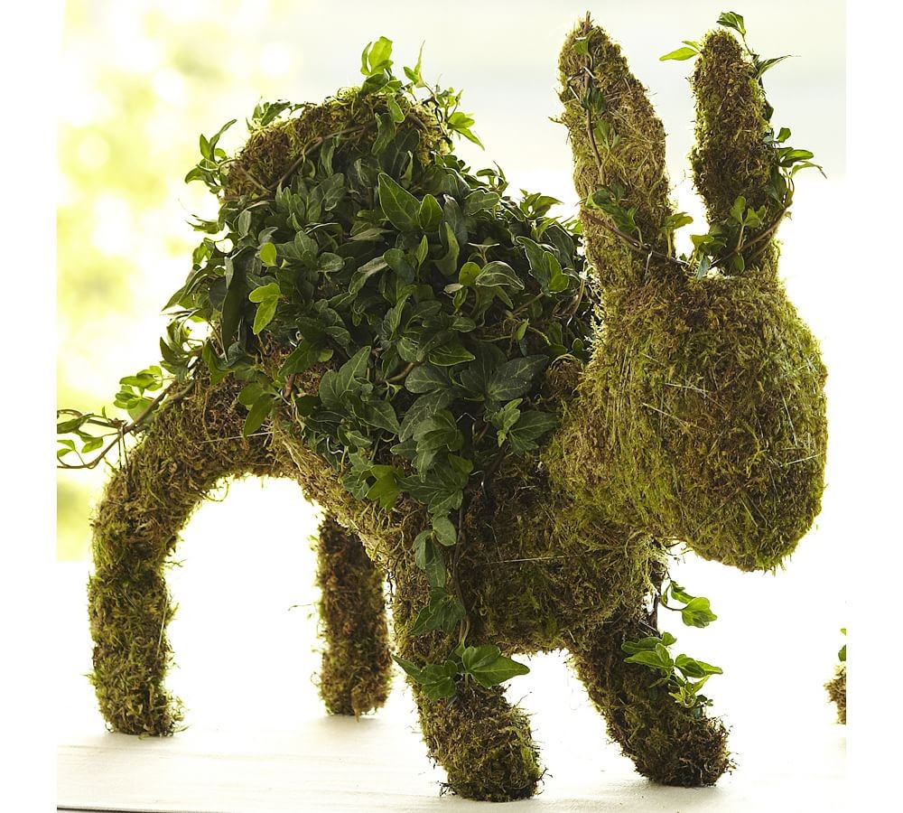 Fresh Ivy Bunny Topiaries | Pottery Barn (US)