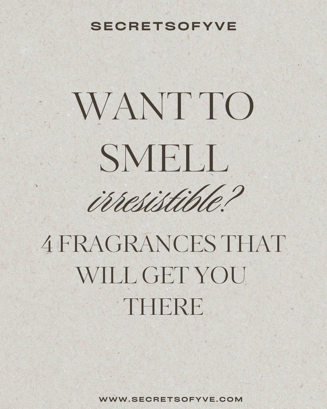 SecretsofYve: These 4 fragrances will level up your confidence and will create compliments after compliments. Shop my favorite finds which you can also get as gifts for loved ones!
#Secretsofyve #ltkgiftguide
Always humbled & thankful to have you here.. New posts daily at 3pm & 4:15pm EST. 
CEO: PATESI Global & PATESIfoundation.org
@secretsofyve : where beautiful meets practical, comfy meets style, affordable meets glam with a splash of splurge every now and then. I do LOVE a good sale and combining codes! #ltkstyletip #ltksalealert #ltku #ltkplussize #ltkmidsize #ltkover40 #ltkpetite #ltkvlog #ltktravel #ltkbump #ltkmomlife #ltlgrwm #ltkmorningroutine #ltkootd #ltktall secretsofyve

#LTKSeasonal #LTKBeauty #LTKWedding