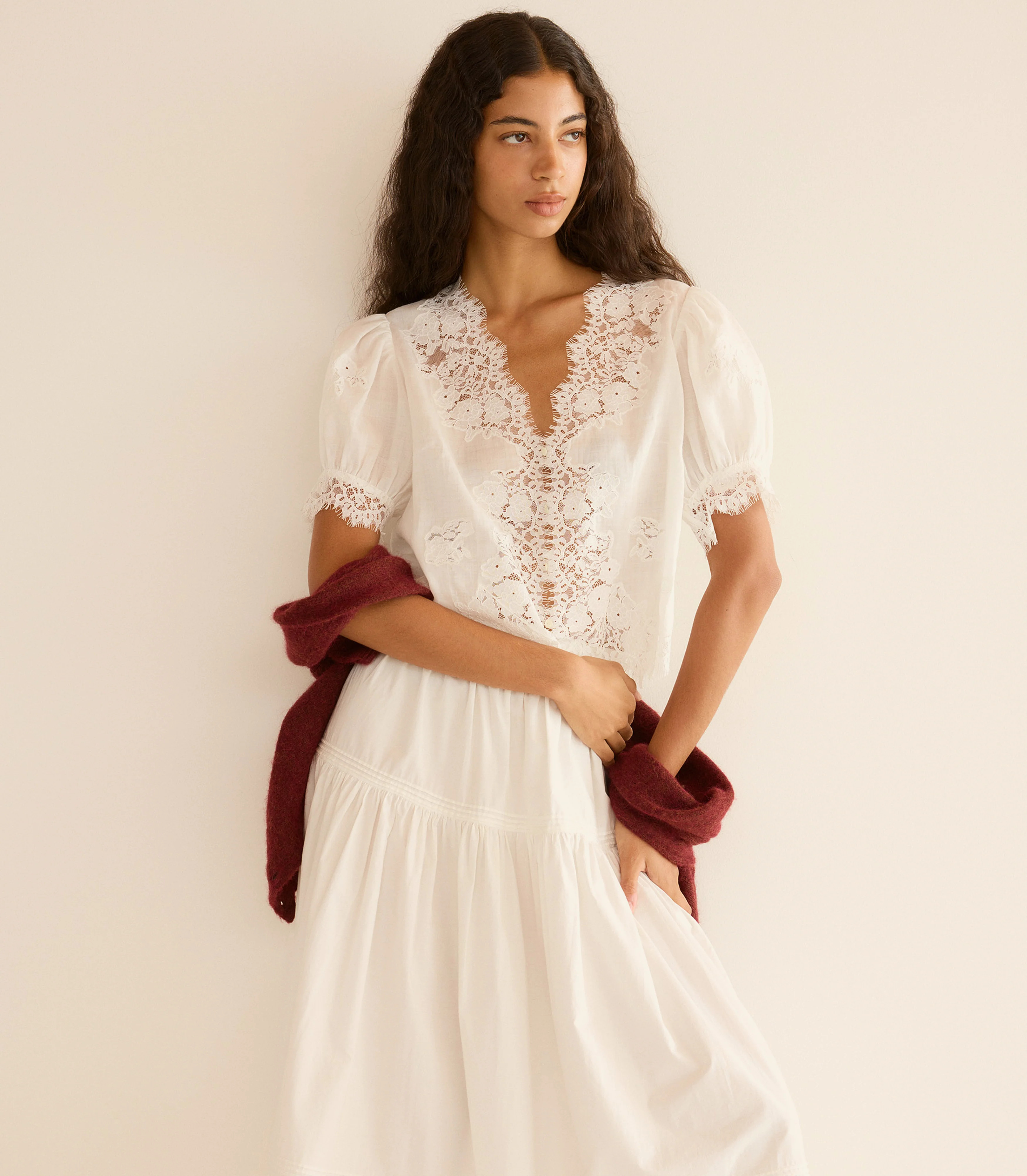 Idella Top - Salt | DOEN