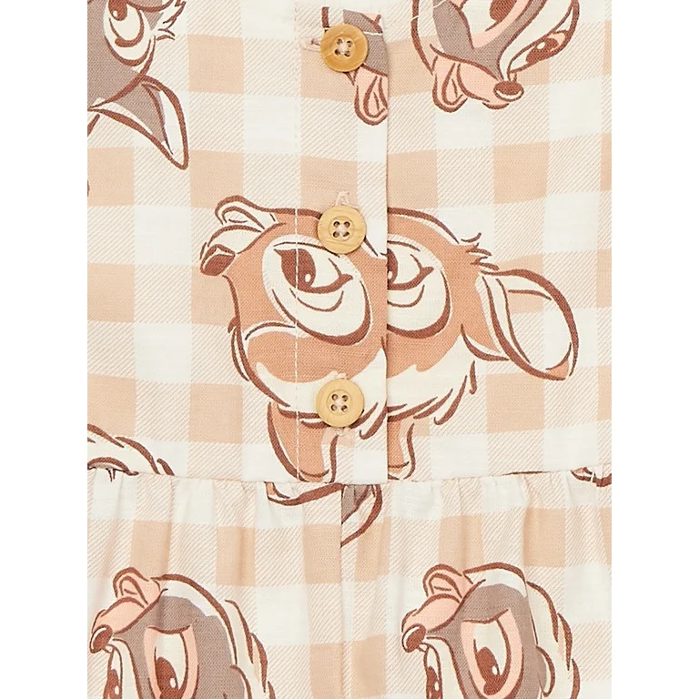 Bambi Baby Girl Shortall and Tee Outfit Set with Headband, Sizes 0/3 Months-24 Months - Walmart.c... | Walmart (US)