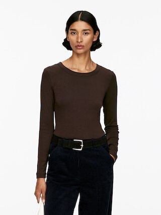 Rib Long-Sleeve Top | Arket UK
