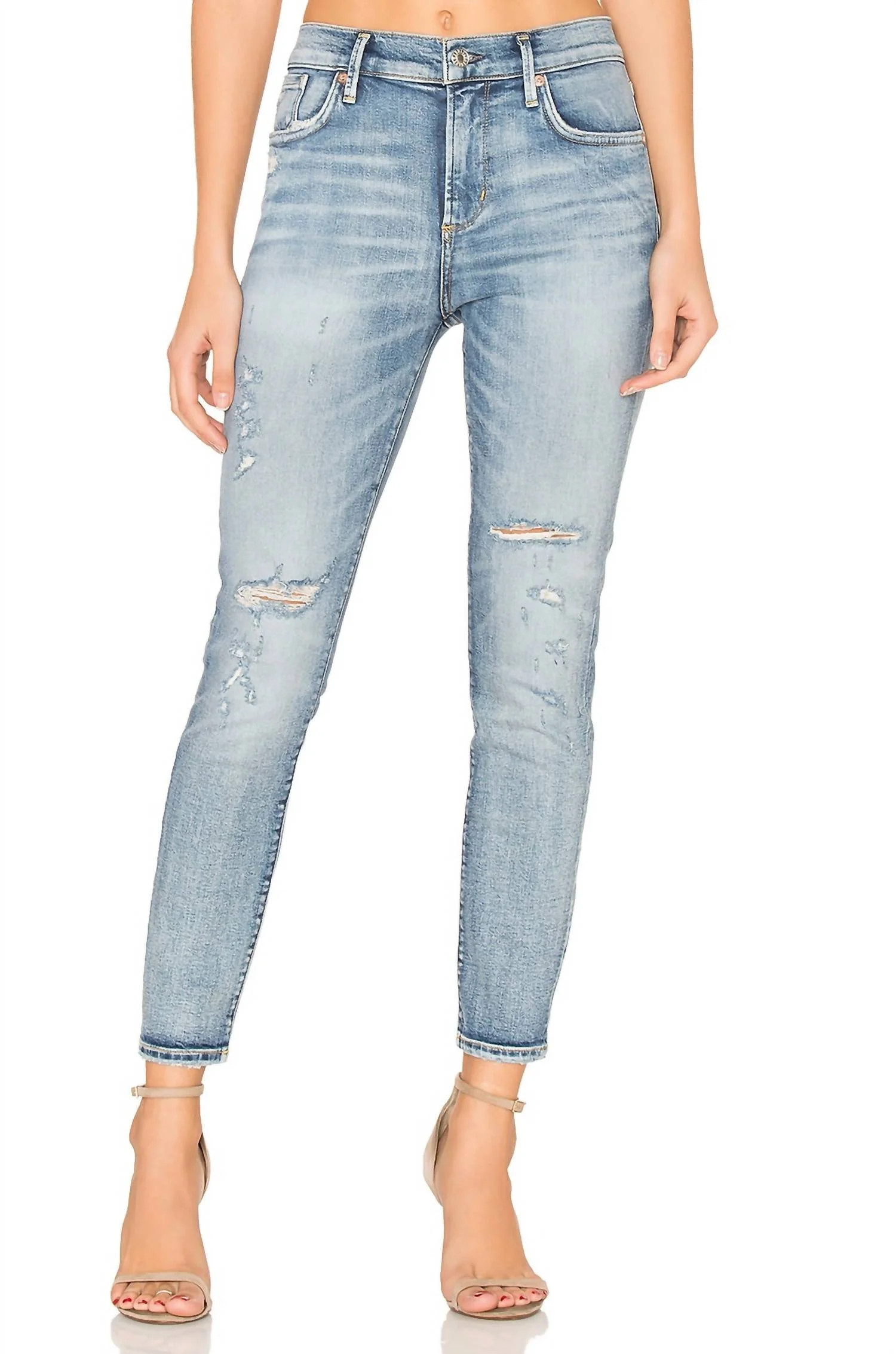 Sophie High Rise Skinny Crop Jeans In Outsider | Shop Simon
