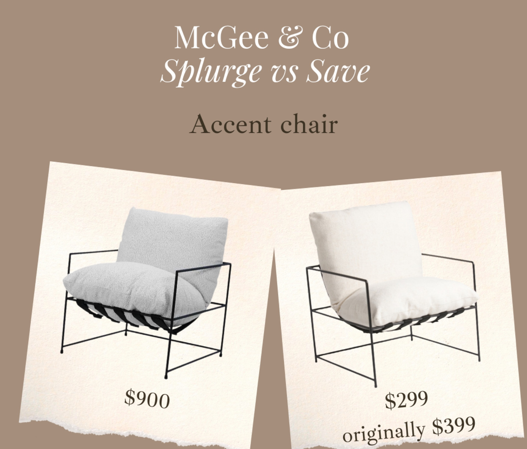 Sling Back Accent Chair curated on LTK