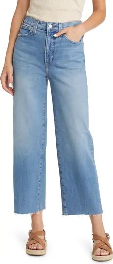 Madewell The Perfect Vintage Wide Leg Crop Jeans | Nordstrom | Nordstrom