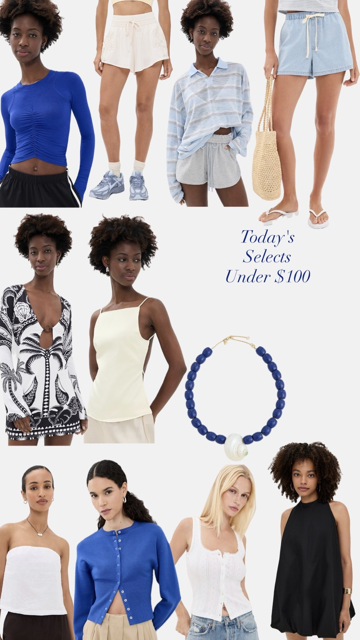 Today's Shopbop selects under $100 — daily edit cover from Found by Em