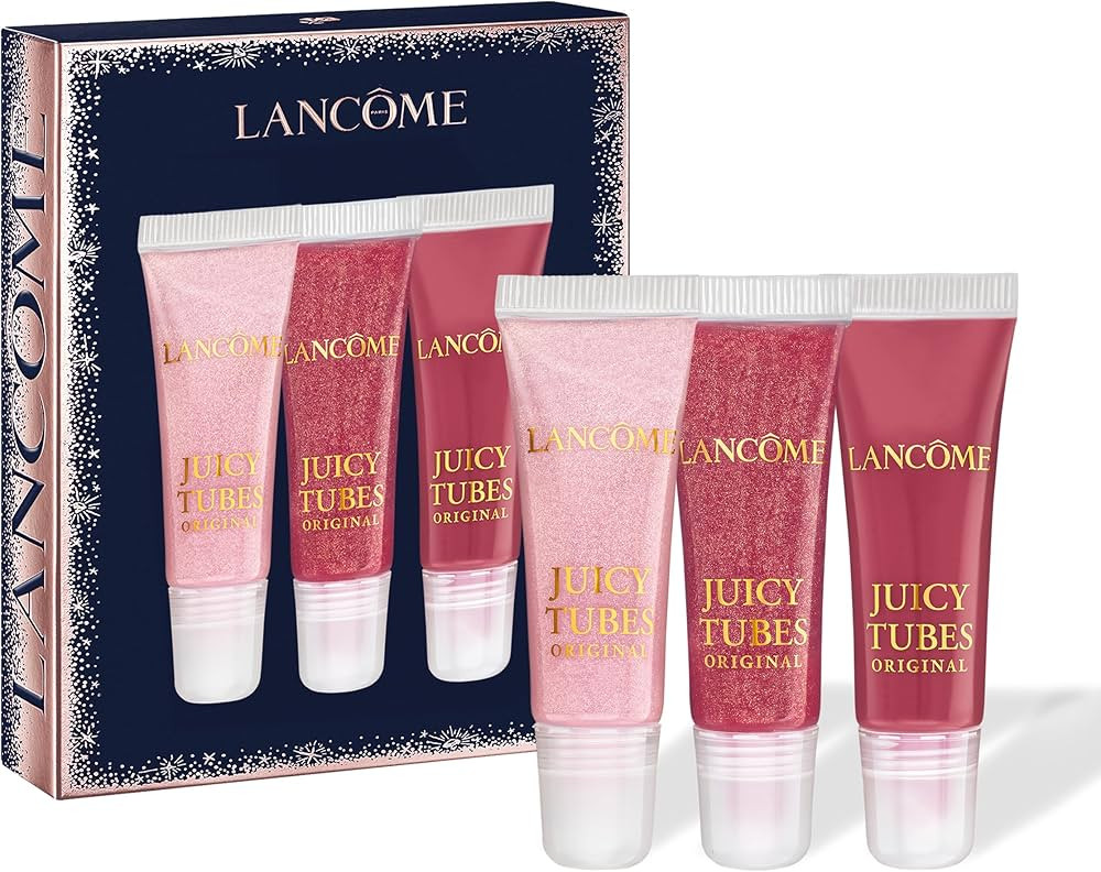 Lancôme Juicy Tubes Lip Gloss Trio Gift Set - Glossy Shine & Lasting Hydration - Limited Edition | Amazon (US)