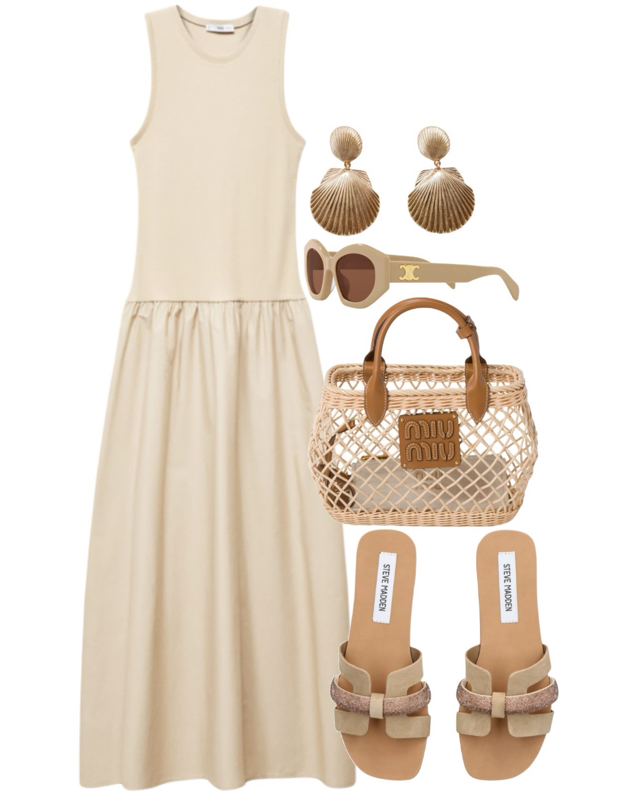 A line dress with flared hem, sleeveless maxi dress, summer dress, sandals, summer outfit, vacation dress.

#LTKsummer #LTKmidsize #LTKstyletip