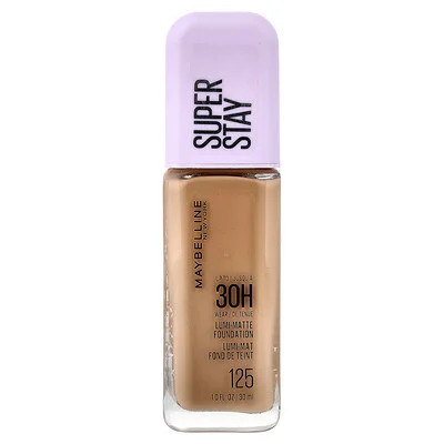 Maybelline, Super Stay, Lumi-Matte Foundation, 125, 1 fl oz (30 ml) | iHerb