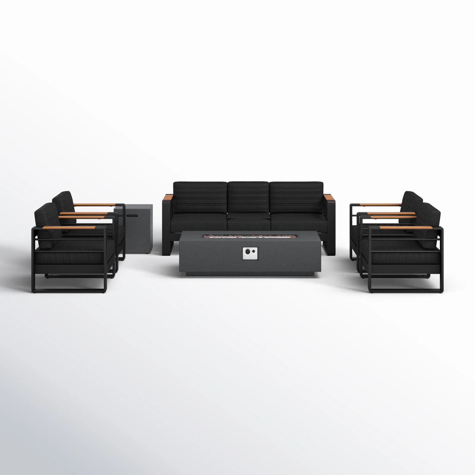 Avarae 7 - Person Patio Conversation Set with CushionsByWade Logan\u00ae4.8Rated 4.8 out of 5 sta... | Wayfair North America