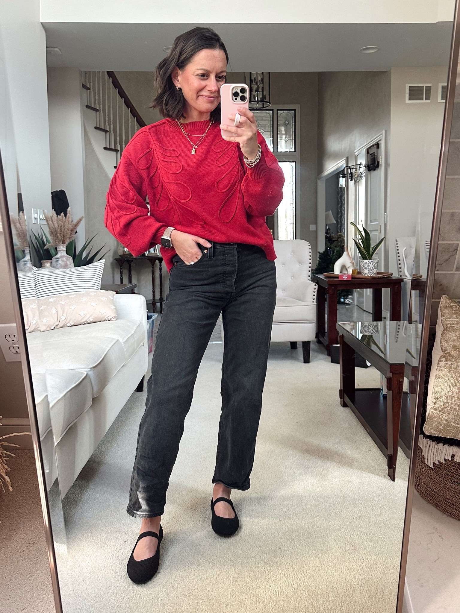 Amazon holiday outfit idea!  Sweater is super soft and not itchy - runs true to size. Jeans run true to size.


@amazon #ad #founditonamazon #winterfavorites 


#LTKFindsUnder50 #LTKOver40 #LTKHoliday
