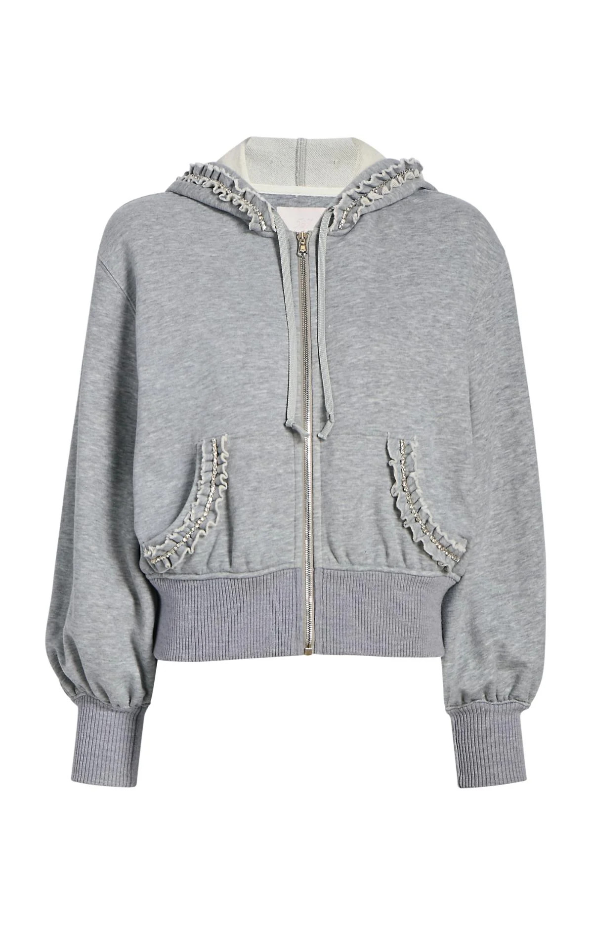 Heather Maddie Zip Up Sweatshirt | Cinq à Sept