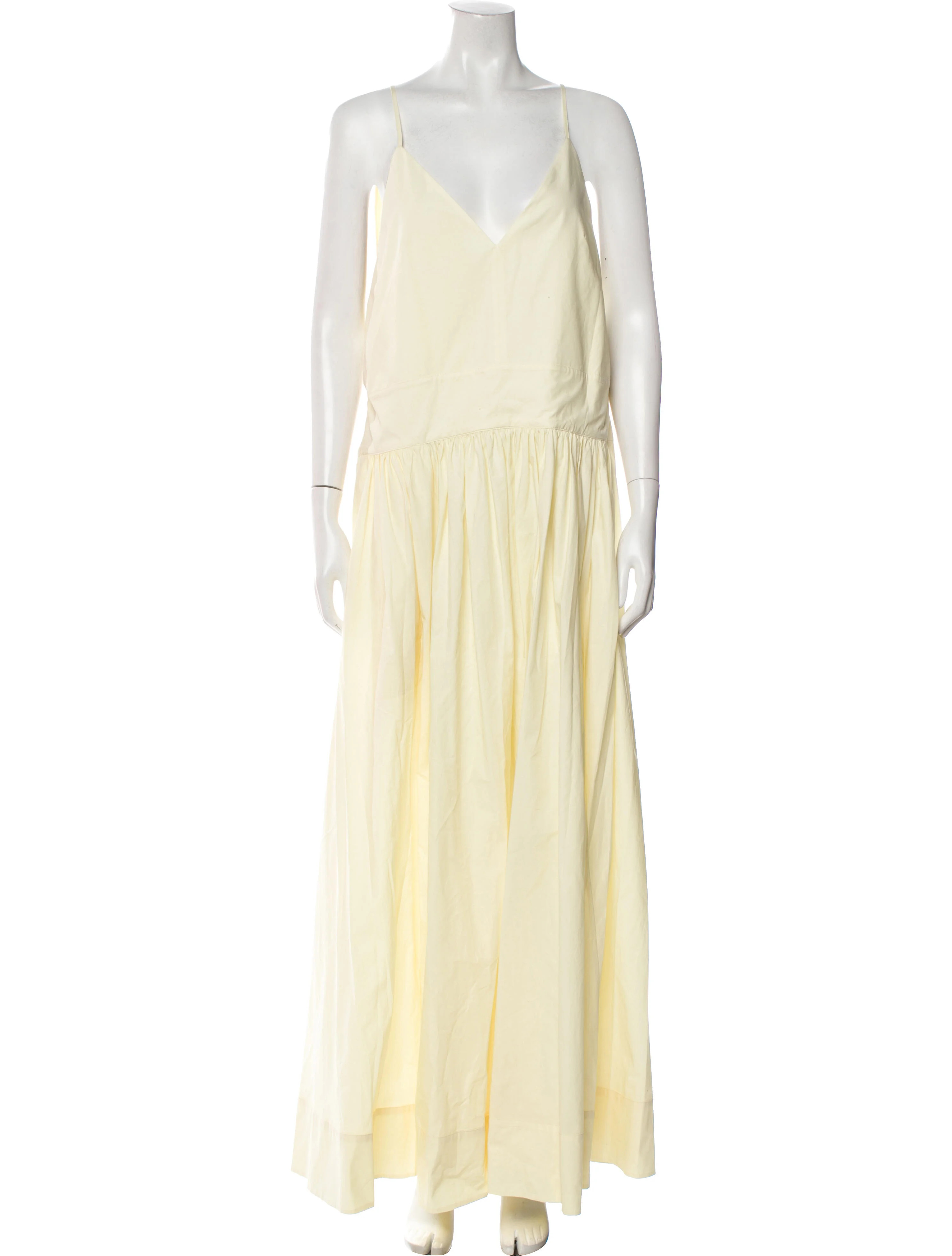 V-Neck Long Dress | The RealReal