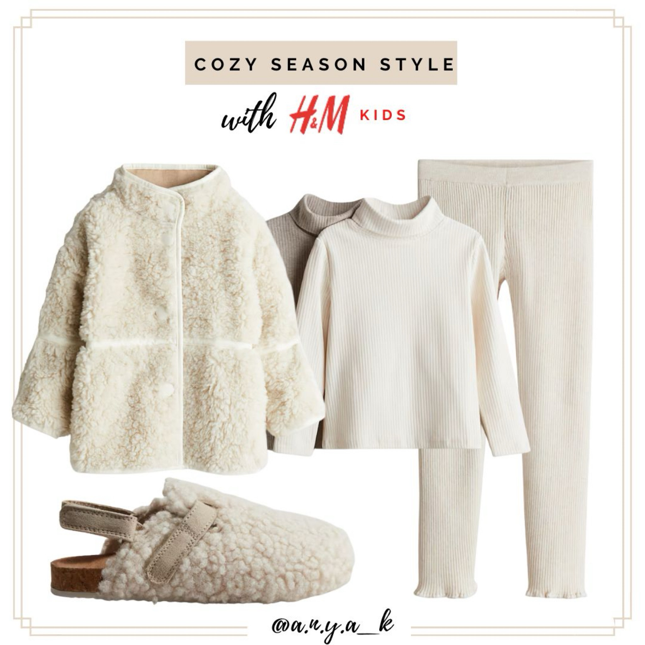 “Cozy season essentials! 🍂🤍 We’re loving this soft, neutral look from @hm_kids – perfect for chilly days and staying stylishly snug. ❄️✨ #HMKids #CozySeason #KidsFashion #LTKKids 

#LTKKids #LTKFamily #LTKStyleTip
