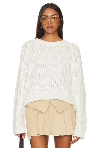Free People Take Me Home Sweater in Ivory from Revolve.com | Revolve Clothing (Global)