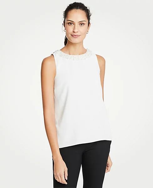 Pearlized Neck Shell | Ann Taylor (US)