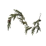 Faux Hemlock Garland with Pinecones, Multicolor | Amazon (US)