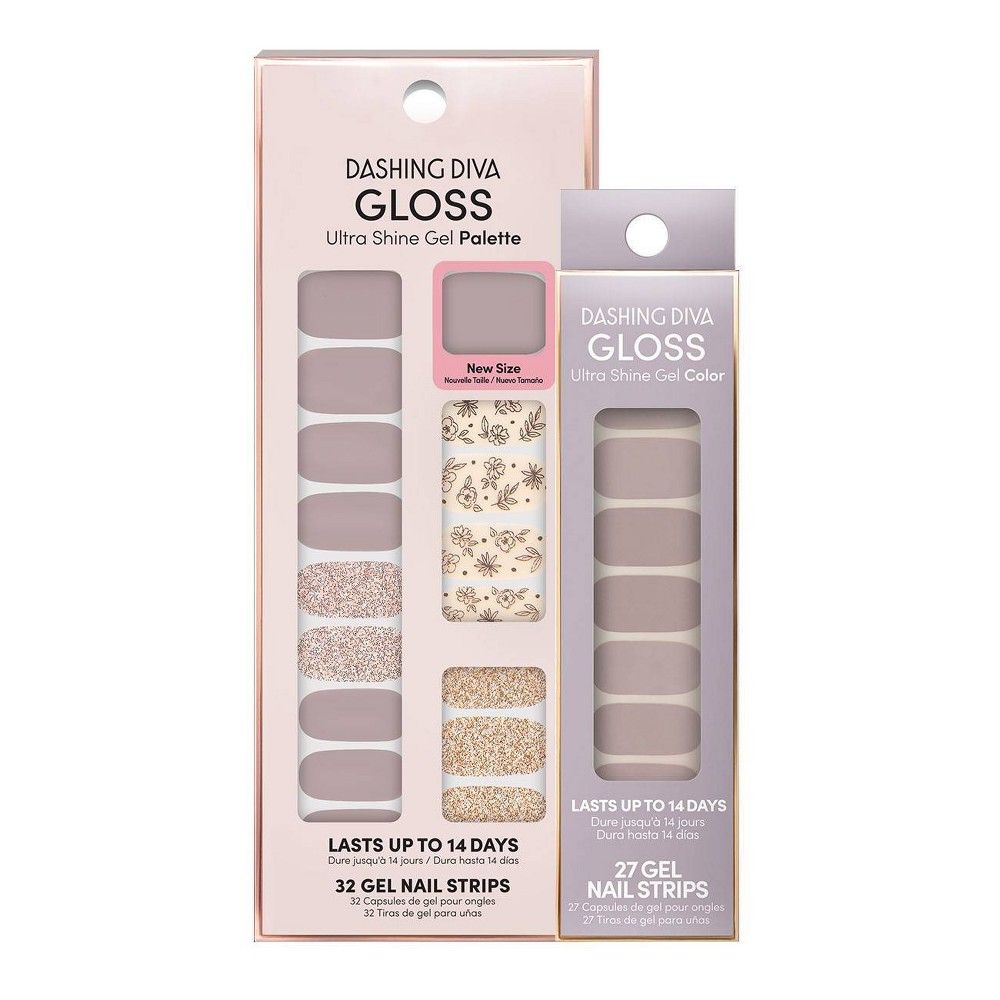 Dashing Diva Gloss Palette More Manis Bundle - Lavender Dreams & Morning Orchid | Target