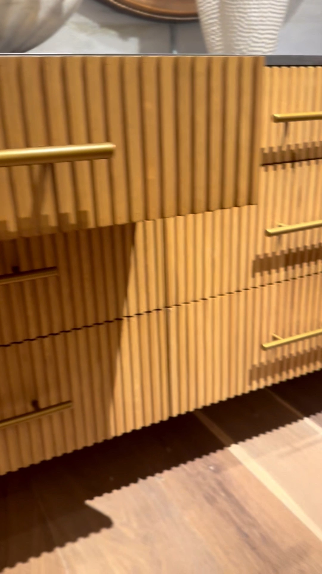 
Spring refresh starts with pieces that do more ✨
This dresser doubles beautifully as a sideboard — reeded detailing adds texture, while the marble top and sleek brass legs keep the look light and refined. The drawer configuration makes it as functional as it is elegant.

Perfect for the bedroom, entry, living room, or dining space.

#springrefresh #sideboard #dresser #reeded #marbletop #brasslegs #furnituredesign #homedecor 

#LTKHome #LTKSaleAlert #LTKSeasonal