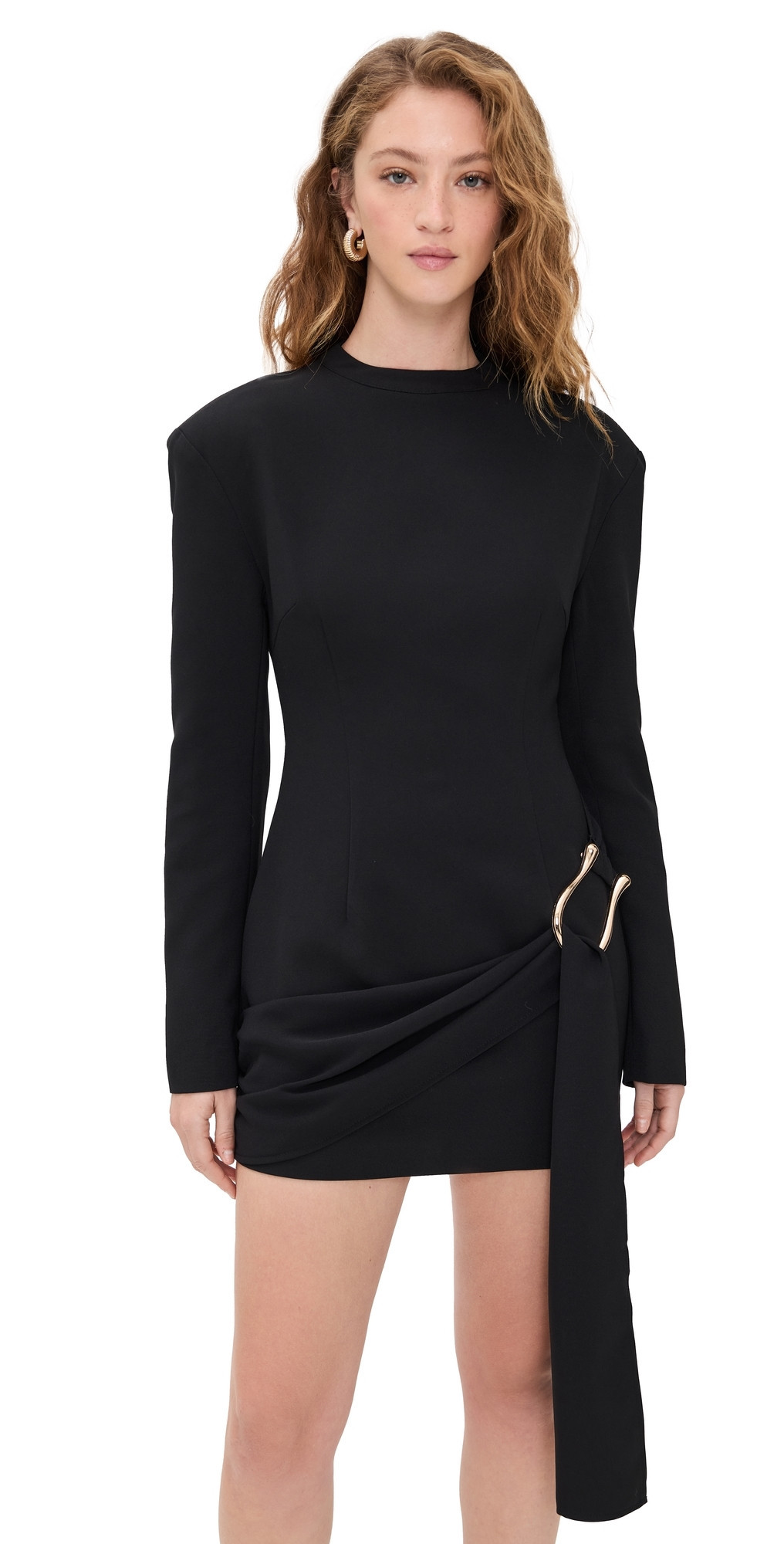 Lioness Martini Long Sleeve Mini Dress ONYX XXS | Shopbop