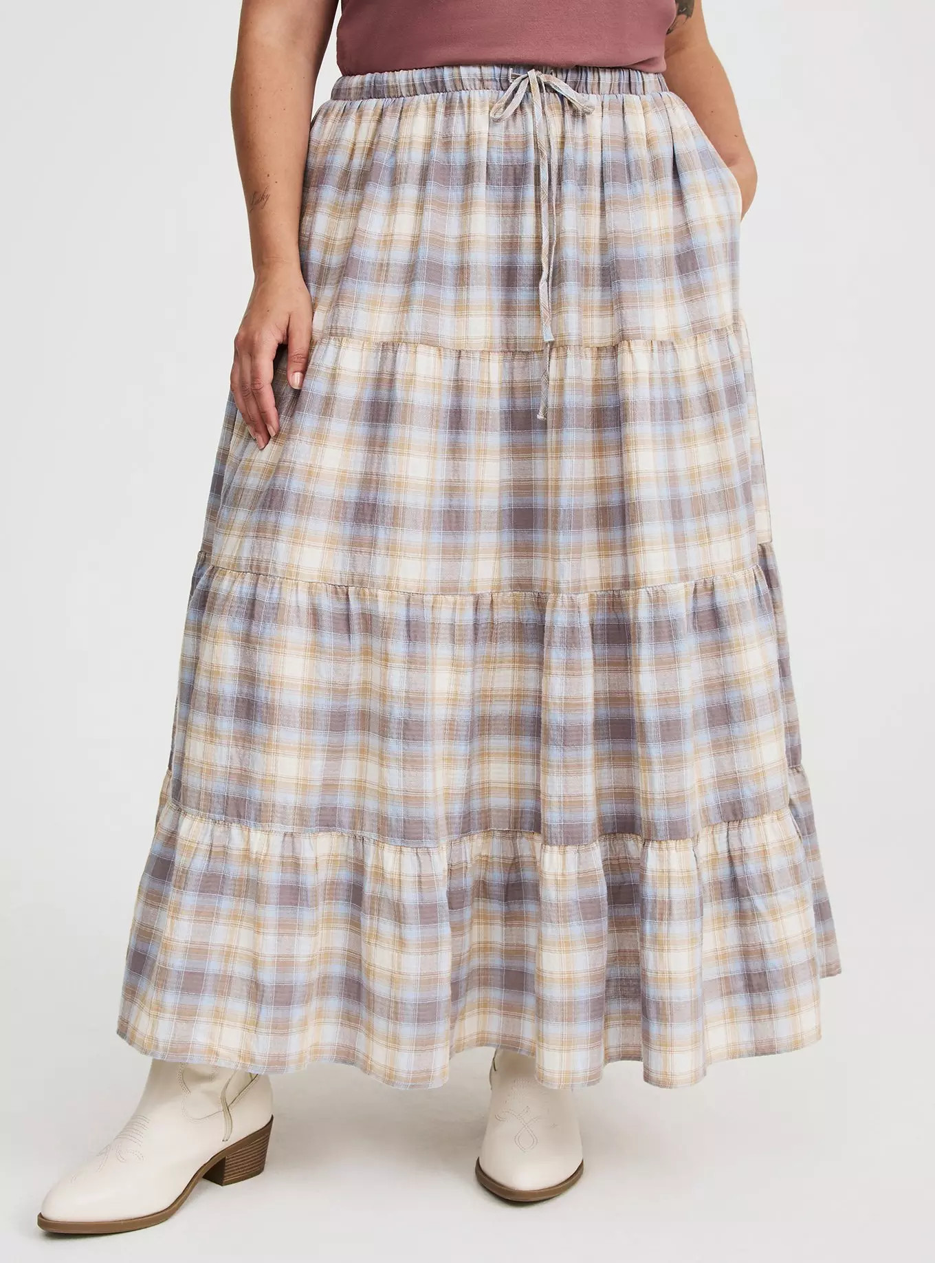 Maxi Tiered Skirt | Torrid (US & Canada)