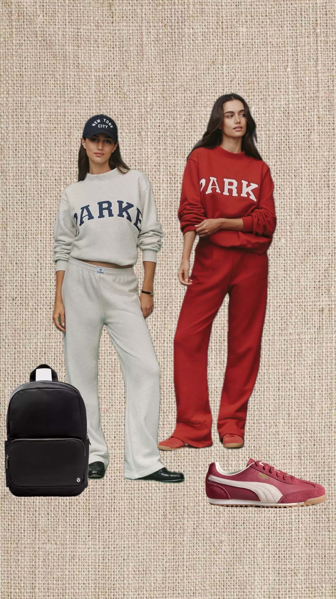 These sweatshirts and pants are in high demand this year. 

Parke 
Lululemon 

#LTKActive #LTKHoliday #LTKGiftGuide