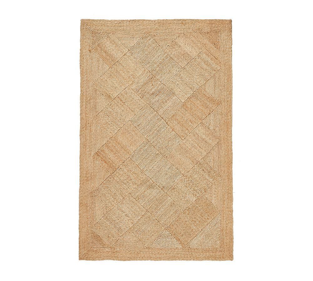 Salvino Diamond Jute Rug | Pottery Barn (US)