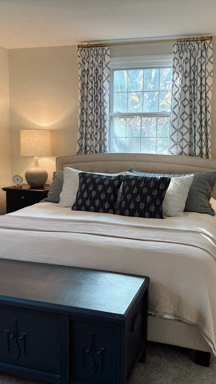 When we got settled in to our new house this space was neglected and I felt like it was my least favorite room in our home. I knew we needed curtains so I decided to check out TWOPAGES and see what they had to offer. They have such a wonderful selection of high quality curtains and shades. We went with the “Gemstone” color from the Linnea Collection and I love the pattern and texture this adds to our room. When they were delivered, everything was organized and it came with instructions for easy installation. 

It feels like a totally new room now, one I actually want to spend time in!

#gifted #twopagescurtains #twopageshome #homeblogger #myflourishinghome #homesweethome #smallcreator #interiordesign #twopages #giftedcollaboration

#LTKselfcare #LTKHome #LTKmomlife