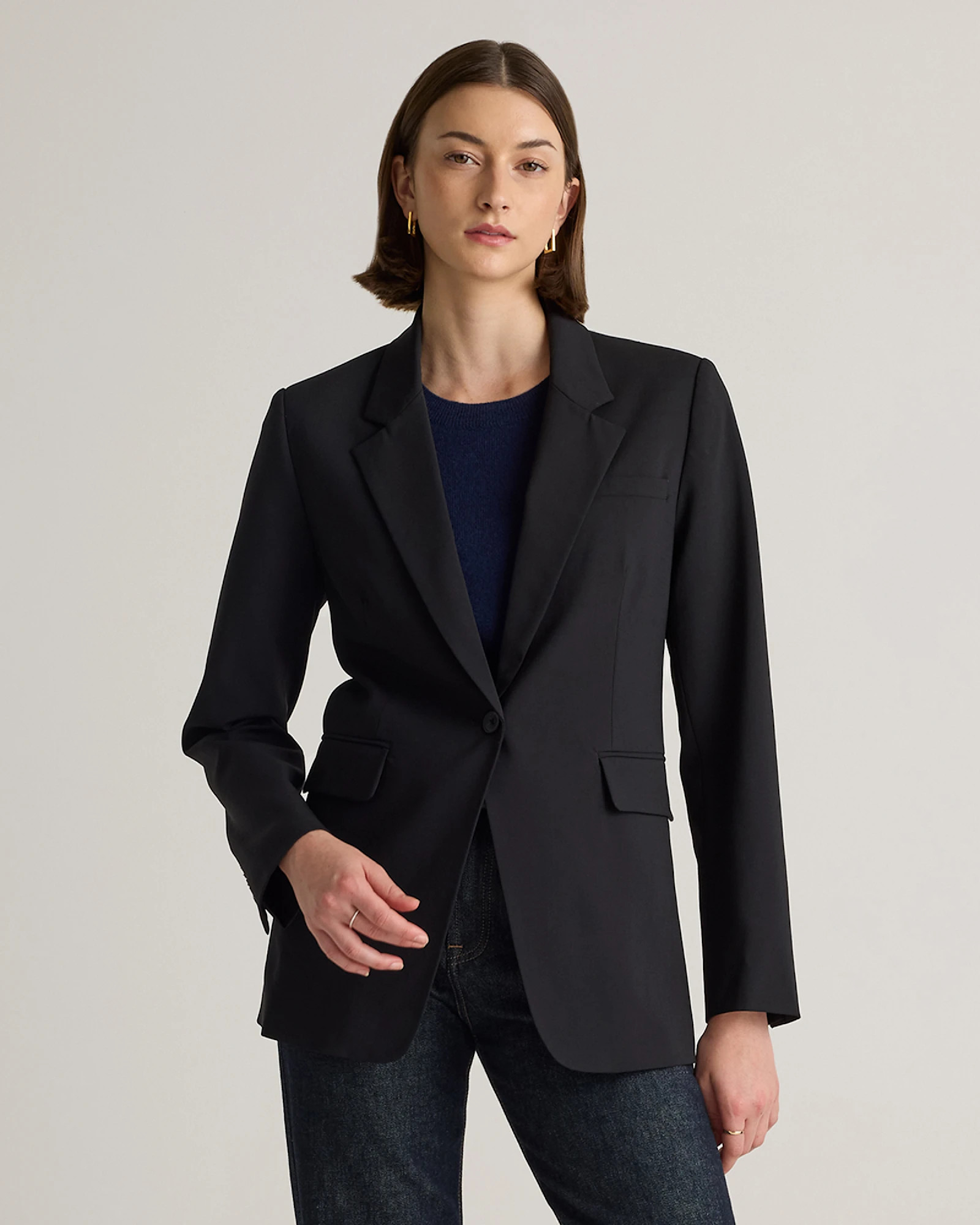 Italian Wool Long Blazer | Quince