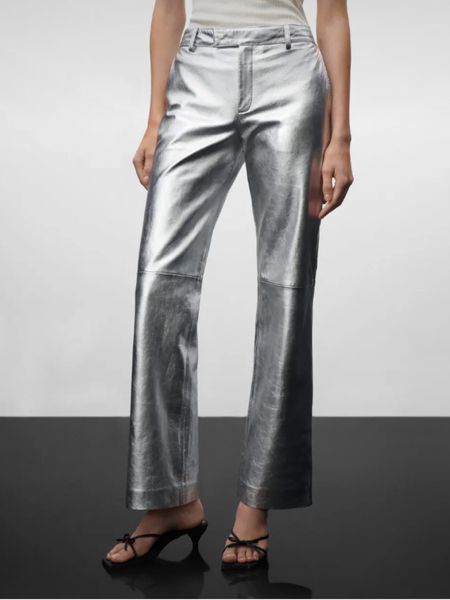 Who doesn’t need a pair of silver trousers?

#LTKSeasonal #LTKover40 #LTKparties