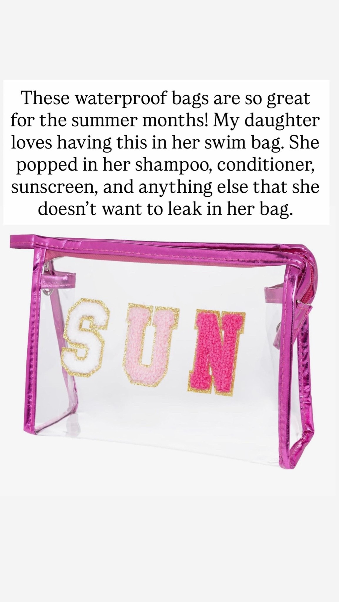 Cute summer waterproof bag

#LTKTravel #LTKBeauty