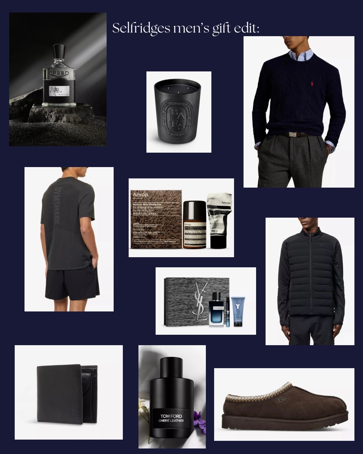 Selfridges men’s gift guide | a collection of Christmas gift ideas with a range of prices 

#LTKgiftguide #LTKxSelfridges #LTKmens