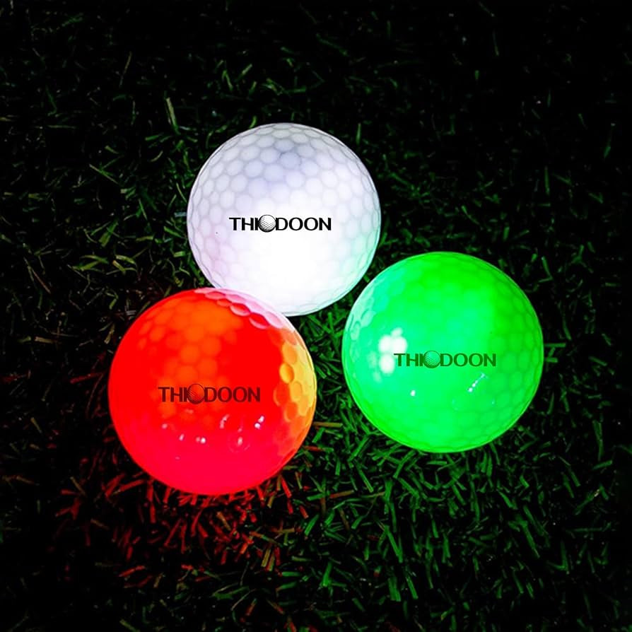 THIODOON Glow in The Dark Golf Balls Light up Night Led Golf Balls Gift Sets for Men Kids Women | Amazon (US)