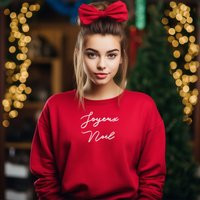 Christmas Sweatshirt, Gift, Cute Joyeux Noel, Jumper, Merry Sweater, Woman Cozy Sweater | Etsy (US)