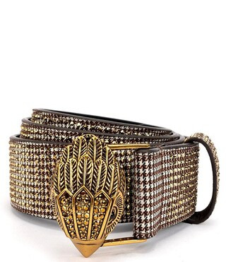 38mm Crystal Houndstooth Belt | Dillard's