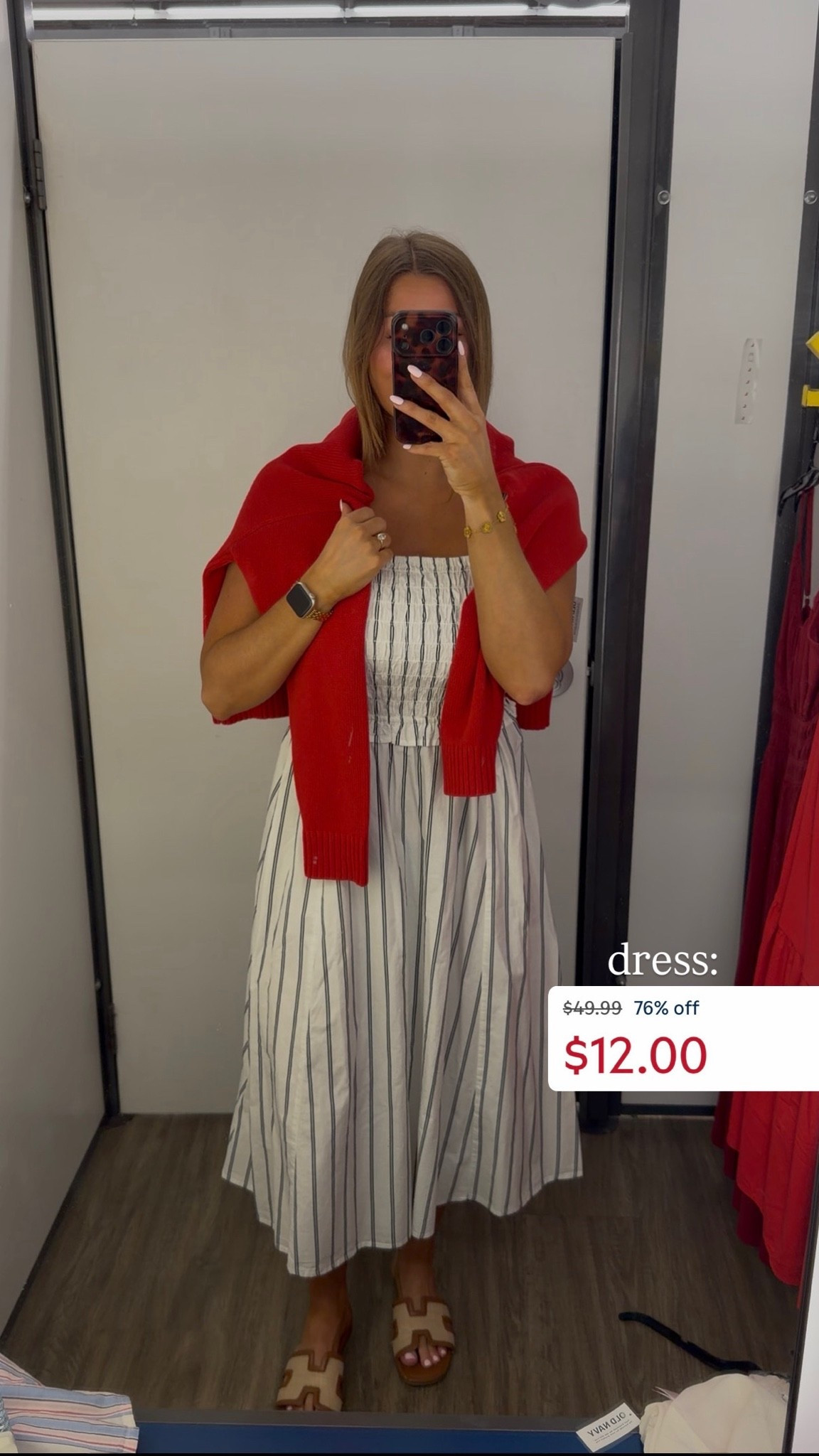 Old Navy, Memorial Day sale fines! Use code extra for more money off !! wearing my true size in the sweater, size down one in dress ￼

#LTKootd #LTKSeasonal #LTKSaleAlert