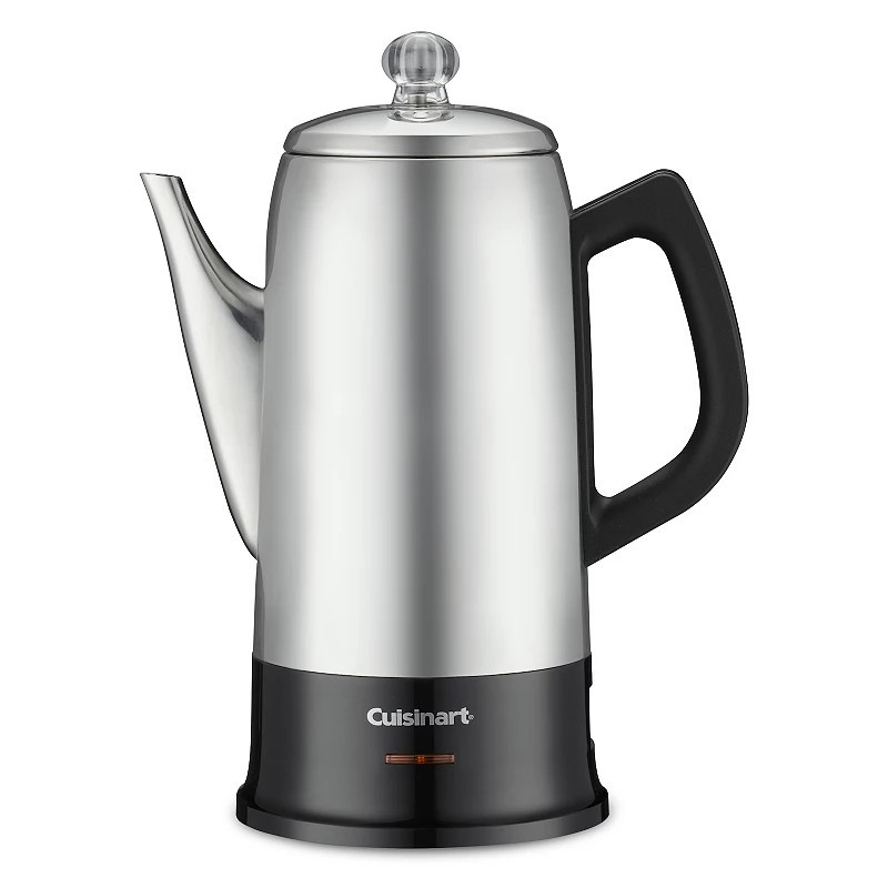 Cuisinart® Classic 12-Cup Electric Stainless Percolator, Gray | Kohl's