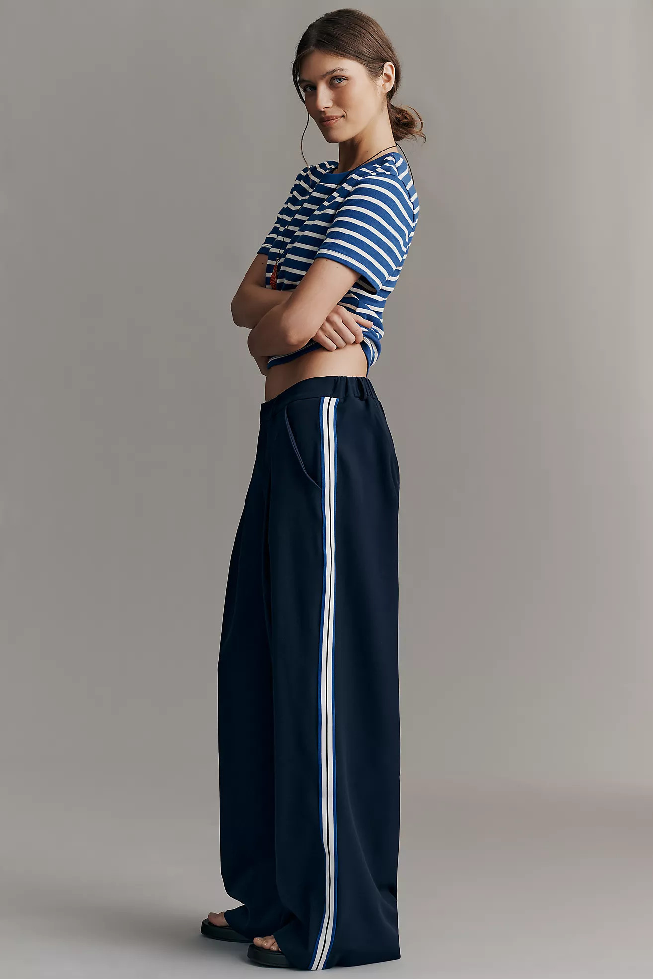 Avery Knit Track Pants by Maeve | Anthropologie (US)