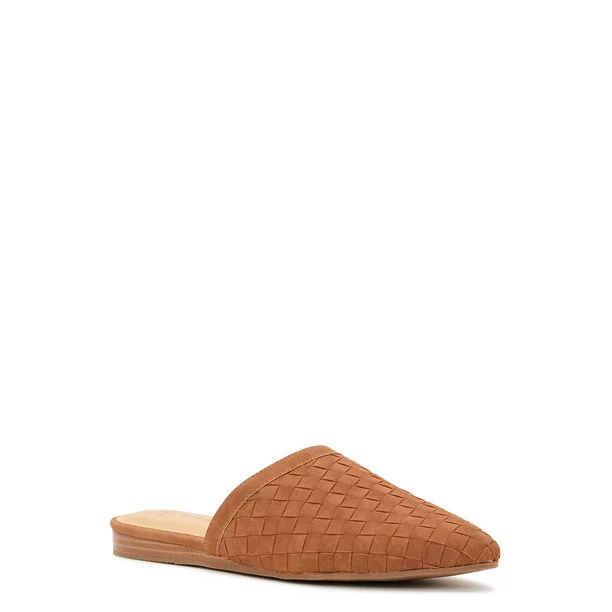 Time and Tru Women's Woven Mules - Walmart.com | Walmart (US)