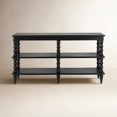 Isabel Spindle Solid Wood Wide Bookcase | Wayfair North America