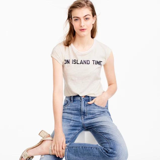 https://www.jcrew.com/p/womens_category/tshirtsandtanktops/gallerytees/on-island-time-tshirt/G5754 | J.Crew US