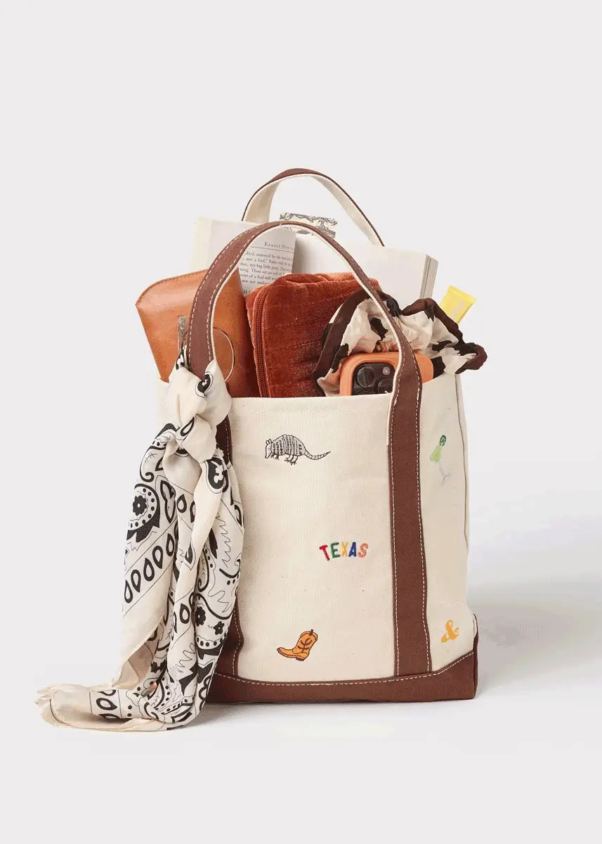 Texas Icons Small Tote | Alice & Wonder