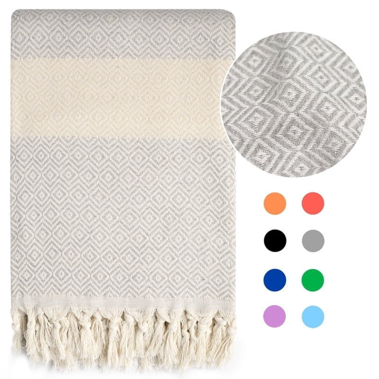Ouxiaobai Turkish Beach Towels Oversized - 39x71 Inch Quick Dry Large Pool Towel, Thin Lightweigh... | Walmart (US)