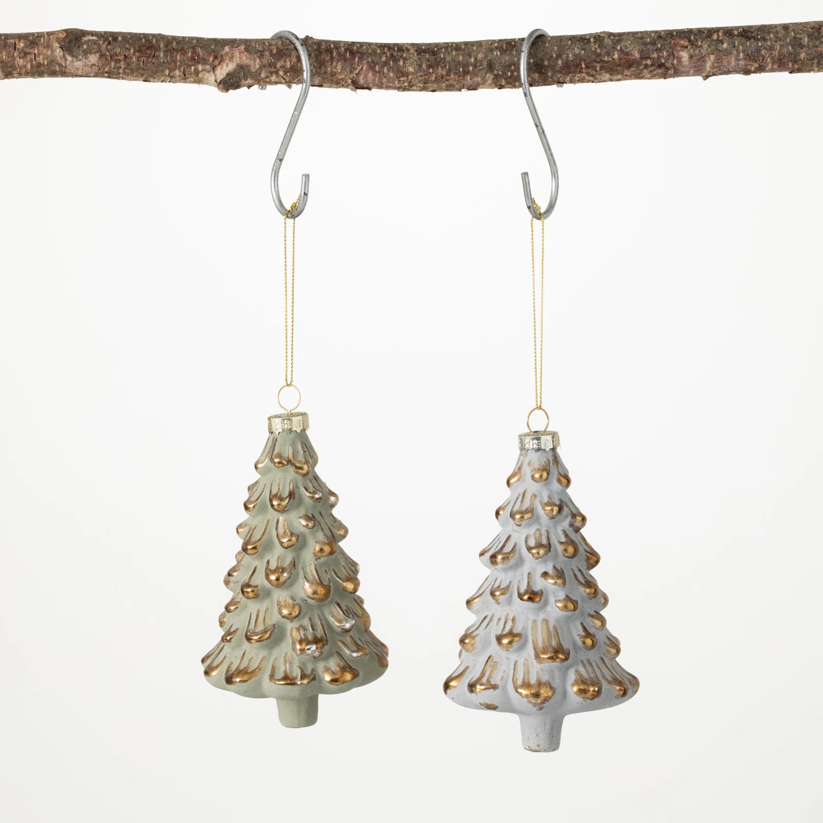Gilded Elegance Glass Holiday Shaped Ornament | Wayfair North America