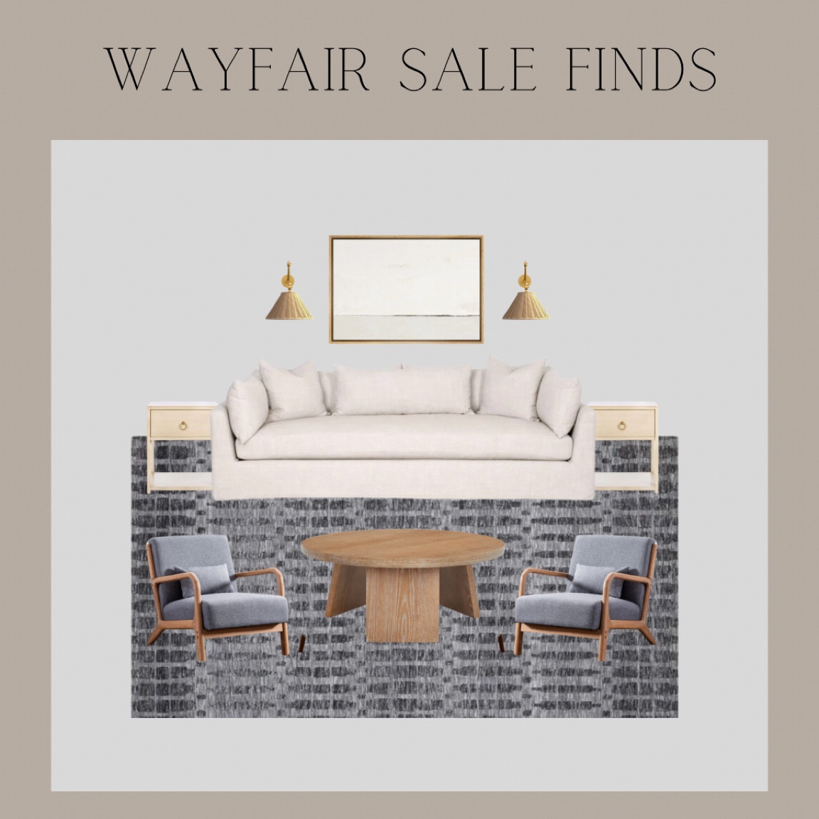 Inspiration board made up of items from the Wayfair sale...

#LTKSale #LTKhome