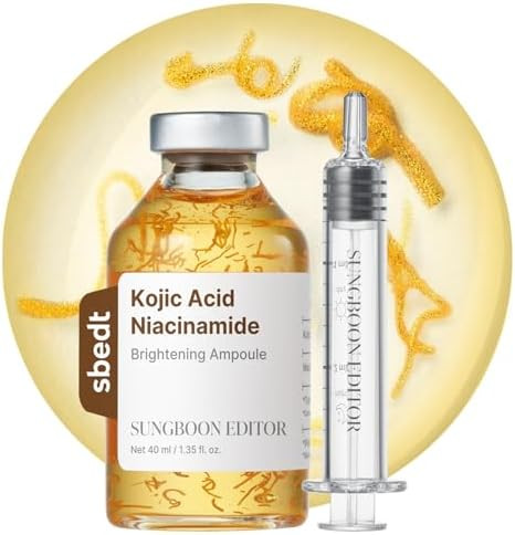 SUNGBOON EDITOR Glow Intensive Kojic Acid Ampoule, Radiance-Boosting Serum for Face with Kojic Ac... | Amazon (US)